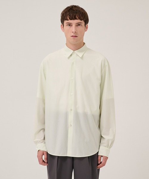 セール】【KANEMASA PHIL.】別注 46G Modest Stripe Shirt（シャツ