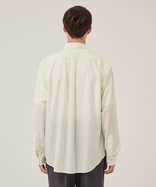 KANEMASA PHIL.(カネマサフィル)の「【KANEMASA PHIL.】別注 46G Modest Stripe Shirt(シャツ/ブラウス・メンズ・グリーン系その他/ブルー系その他・M/L)」の10枚目の写真
