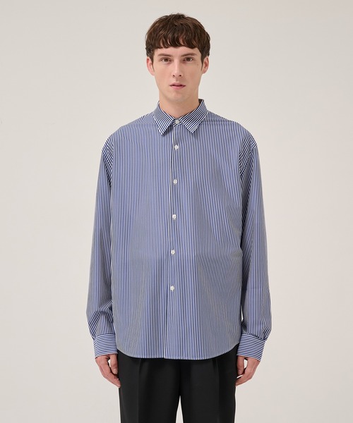 KANEMASA PHIL.(カネマサフィル)の「【KANEMASA PHIL.】別注 46G Modest Stripe Shirt(シャツ/ブラウス・メンズ・グリーン系その他/ブルー系その他・M/L)」の7枚目の写真