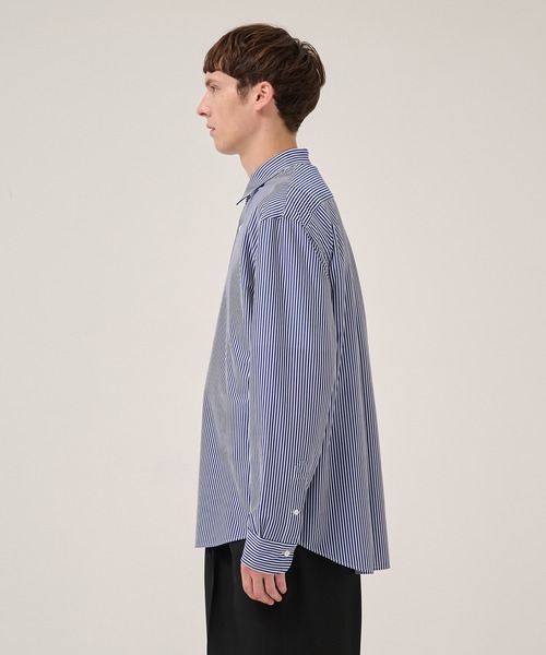 KANEMASA PHIL.(カネマサフィル)の「【KANEMASA PHIL.】別注 46G Modest Stripe Shirt(シャツ/ブラウス・メンズ・グリーン系その他/ブルー系その他・M/L)」の6枚目の写真