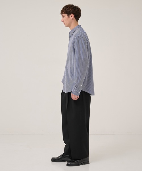 セール】【KANEMASA PHIL.】別注 46G Modest Stripe Shirt（シャツ