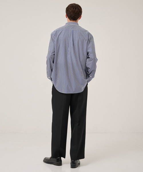 セール】【KANEMASA PHIL.】別注 46G Modest Stripe Shirt（シャツ