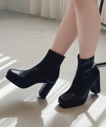 ORiental TRaffic | 【 厚底 】 プラットフォーム ヒール ショートブーツ /51410(ブーツ)