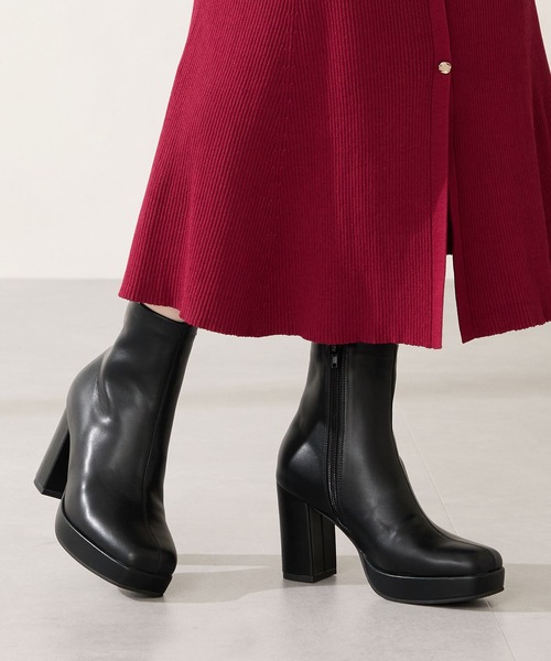 ORiental TRaffic(オリエンタルトラフィック)の「【 厚底 】 プラットフォーム ヒール ショートブーツ /51410(ブーツ・レディース・ブラック/ブラウン/レッド・S/M/L/LL)」の8枚目の写真