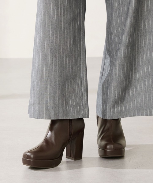 ORiental TRaffic(オリエンタルトラフィック)の「【 厚底 】 プラットフォーム ヒール ショートブーツ /51410(ブーツ・レディース・ブラック/ブラウン/レッド・S/M/L/LL)」の14枚目の写真