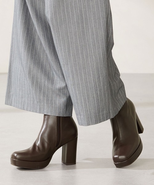 ORiental TRaffic(オリエンタルトラフィック)の「【 厚底 】 プラットフォーム ヒール ショートブーツ /51410(ブーツ・レディース・ブラック/ブラウン/レッド・S/M/L/LL)」の17枚目の写真