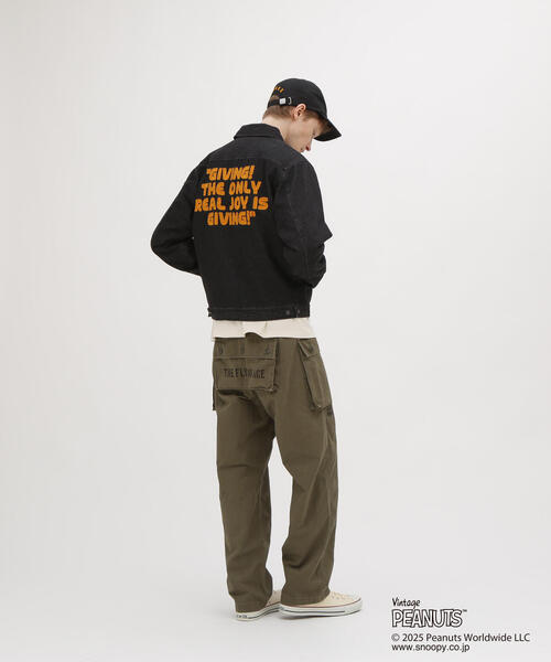 AVIREX(アヴィレックス)の「《AVIREX × PEANUTS》WORK JACKET / ワークジャケット / ピーナッツ / アヴィレックス(デニムジャケット・メンズ・ブラウン/ブラック/レッド・LARGE/MEDIUM/XX-LARGE/X-LARGE)」の8枚目の写真