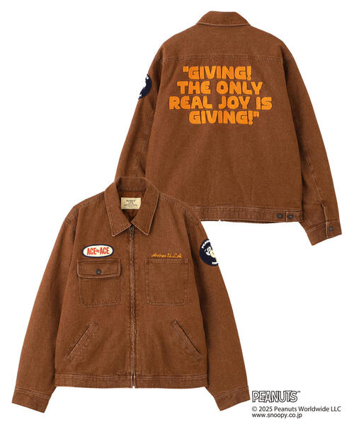 セール】《AVIREX × PEANUTS》WORK JACKET / ワークジャケット