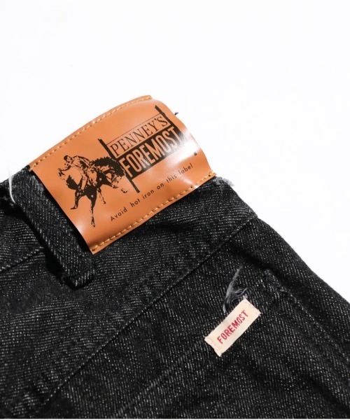 PENNEYS（ぺニーズ）の「PENNEY'S FOREMOST / ぺニーズフォアモスト 5POCKET PANT ONEWASH（デニムパンツ・メンズ・ブラック・32inch）」の5枚目の写真