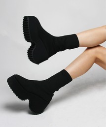 IMARI（イマリ）の「【 IMARI / イマリ 】 厚底 ソックス ブーツ #（ブーツ）」