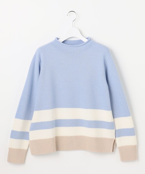 J.PRESS(ジェイプレス)の「CAT ブロッキング ニット(ニット/セーター・レディース・シルバー系1/サックスブルー系1/イエロー系1/ピンク系1・LARGE/MEDIUM)」の19枚目の写真