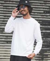 mlt5439-10oz heavy weight long sleeve cut&sewn with heart patch ロングスリーブカットソー(1M25F330)