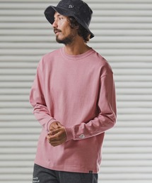 mlt5439-10oz heavy weight long sleeve cut&sewn with heart patch ロングスリーブカットソー(1M25F330)