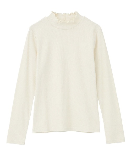 earth music&ecology(アースミュージックアンドエコロジー)の「ラメテレコハイネックプルオーバー(Tシャツ/カットソー・レディース・アイボリー/グレー/ブラック/ベージュ・S/M)」の11枚目の写真