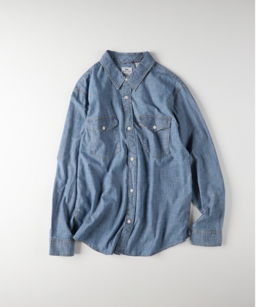 Levi's（リーバイス）の「Levi's(リーバイス)【メンズ】ウェスタンシャツ（シャツ/ブラウス・メンズ・ブルー・S/M/L）」の2枚目の写真
