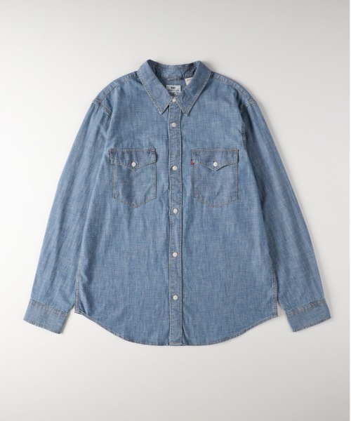Levi's（リーバイス）の「Levi's(リーバイス)【メンズ】ウェスタンシャツ（シャツ/ブラウス・メンズ・ブルー・S/M/L）」の3枚目の写真