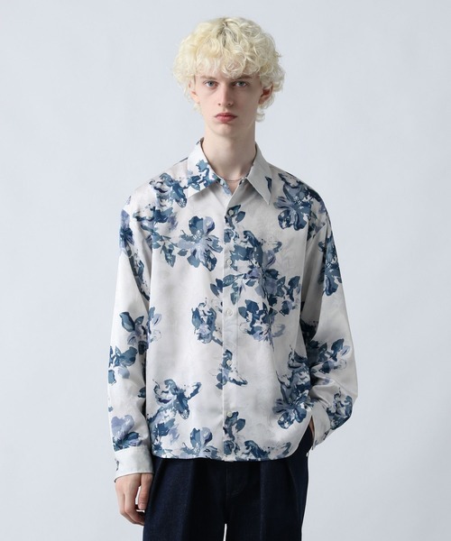 セール】フラワージャガードシャツLS(HARE)（シャツ/ブラウス）｜HARE