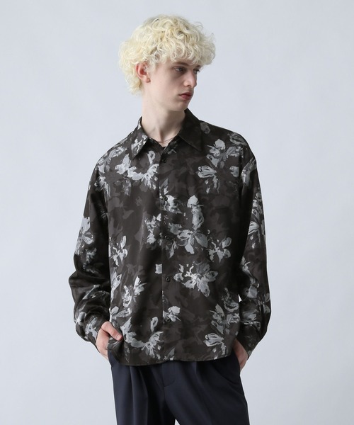セール】フラワージャガードシャツLS(HARE)（シャツ/ブラウス）｜HARE