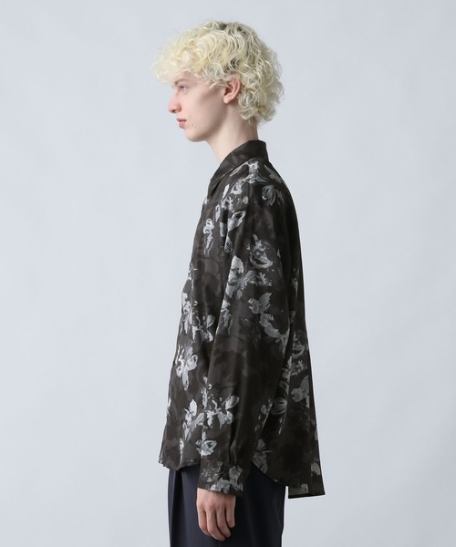 フラワージャガードシャツLS(HARE)（シャツ/ブラウス）｜HARE（ハレ