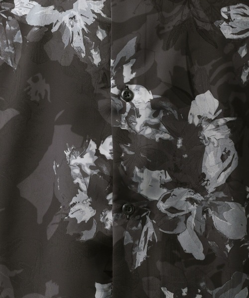 HARE（ハレ）の「フラワージャガードシャツLS(HARE)（シャツ/ブラウス・メンズ・ブラック/ホワイト/グリーン・FREE）」の19枚目の写真