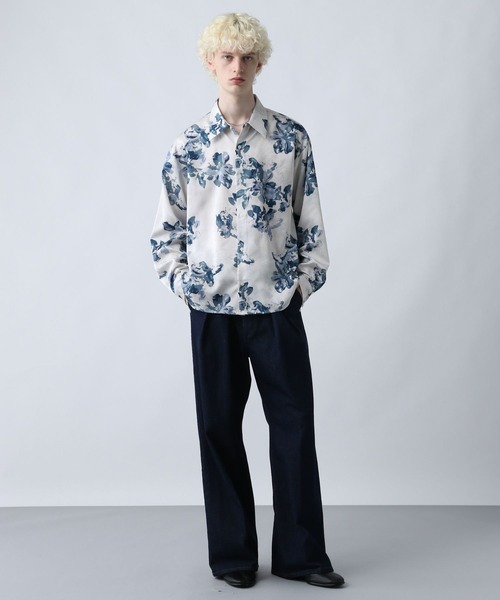 セール】フラワージャガードシャツLS(HARE)（シャツ/ブラウス）｜HARE