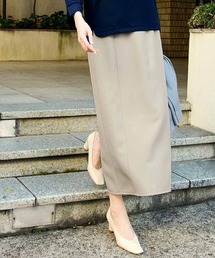 IEDIT オンオフ活躍!大人のスマート見えIラインスカート