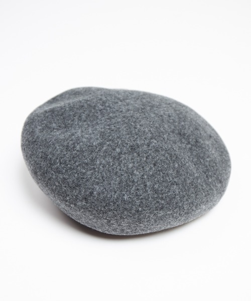 RACAL（ラカル）の「French Wool Basque Beret / フレンチウールバスクベレー（ハンチング/ベレー帽・メンズ・グレー/ブラック/モカ/ネイビー・LARGE/MEDIUM）」の9枚目の写真