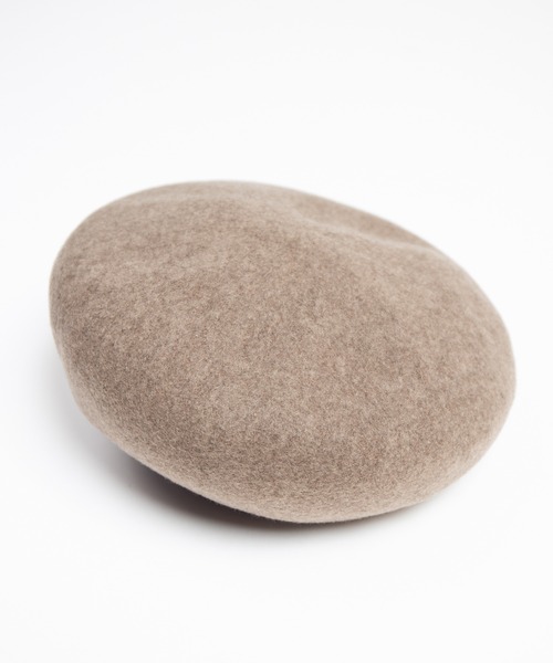 RACAL（ラカル）の「French Wool Basque Beret / フレンチウールバスクベレー（ハンチング/ベレー帽・メンズ・グレー/ブラック/モカ/ネイビー・LARGE/MEDIUM）」の10枚目の写真