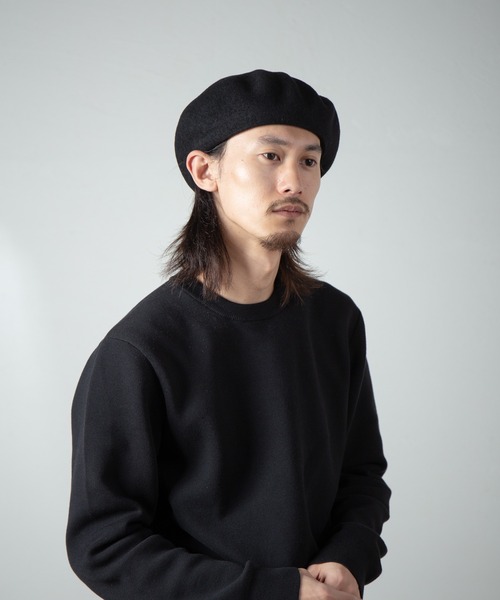RACAL（ラカル）の「French Wool Basque Beret / フレンチウールバスクベレー（ハンチング/ベレー帽・メンズ・グレー/ブラック/モカ/ネイビー・LARGE/MEDIUM）」の18枚目の写真