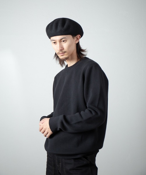 RACAL（ラカル）の「French Wool Basque Beret / フレンチウールバスクベレー（ハンチング/ベレー帽・メンズ・グレー/ブラック/モカ/ネイビー・LARGE/MEDIUM）」の21枚目の写真