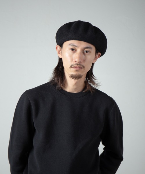 RACAL（ラカル）の「French Wool Basque Beret / フレンチウールバスクベレー（ハンチング/ベレー帽・メンズ・グレー/ブラック/モカ/ネイビー・LARGE/MEDIUM）」の22枚目の写真