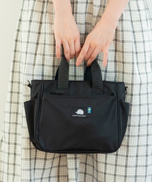 SCANDINAVIAN FOREST（スカンジナビアン・フォレスト）の「2WAYトートショルダーバッグ＜撥水加工＞（トートバッグ・レディース・ブラック/チャコールグレー/ダークブルー/ベージュ・FREE）」の6枚目の写真