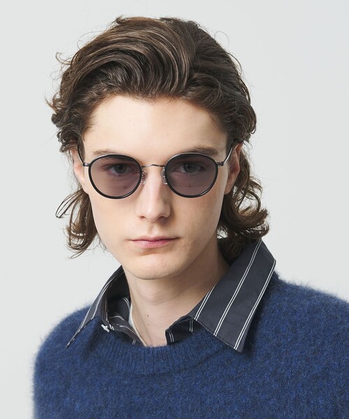 KANEKO OPTICAL（カネコオプティカル）の「【別注】＜KANEKO OPTICAL（金子眼鏡）＞Jones サングラス（サングラス・メンズ・ブラック・FREE）」の2枚目の写真