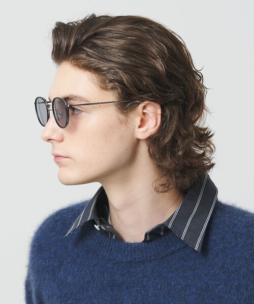 KANEKO OPTICAL（カネコオプティカル）の「【別注】＜KANEKO OPTICAL（金子眼鏡）＞Jones サングラス（サングラス・メンズ・ブラック・FREE）」の3枚目の写真