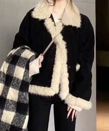 Mejoul（メジュール）の「【2025秋冬新作】コーデュロイ エコファー ジャケット（その他アウター）」