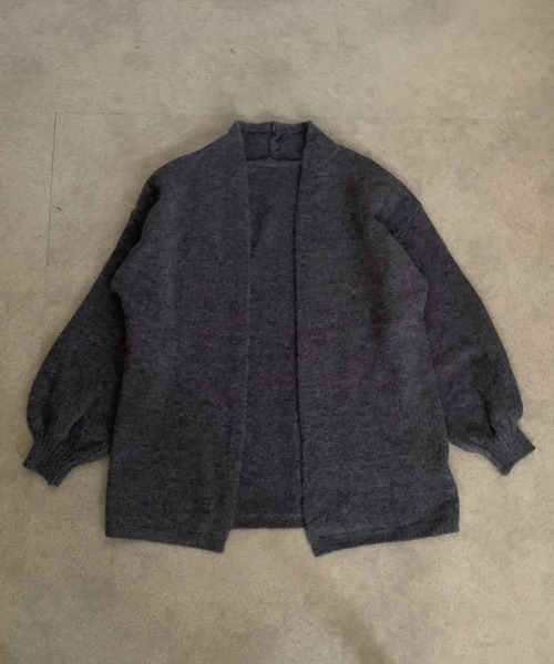 SHEPP(シープ)の「ルーズニットガウン カーディガン(カーディガン/ボレロ・レディース・ベージュ/グレー・F)」の12枚目の写真