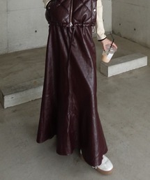 Ameri | WAIST DESIGN BELT SEMI FLARE SKIRT(スカート)