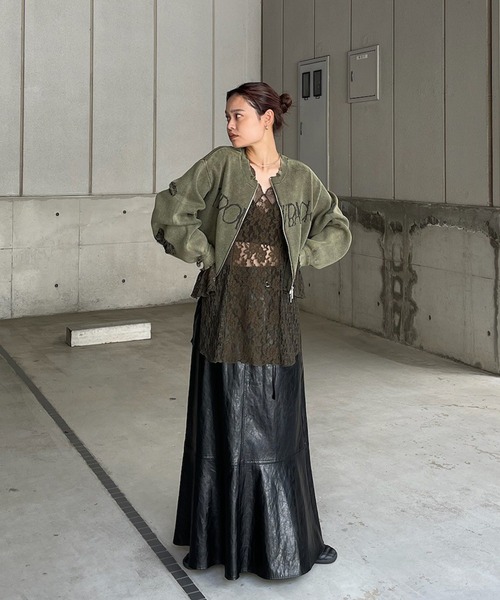 WAIST DESIGN BELT SEMI FLARE SKIRT（スカート）｜Ameri（アメリ）の