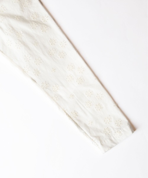HOLIDAY(ホリデイ)の「LACE PADDED SHOULDER LONG DRESS レースパディッドショルダーロングドレス(ワンピース・レディース・ホワイト/ブラック・ONE SIZE)」の6枚目の写真