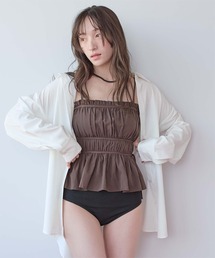 リボンブラウスパンツセットスイムウェア（水着）｜FRAY I.D（フレイ