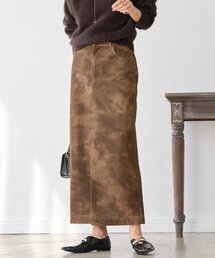 RIVE DROITE | 【ヴィンテージムード】ウォッシュドクロスタイトスカート(スカート)