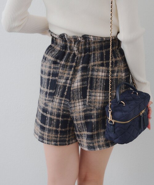 Another Branch olive des olive（アナザーブランチオリーブデオリーブ）の「チェックショートパンツ（その他パンツ・レディース・ブラック/ブラウン・FREE）」の8枚目の写真