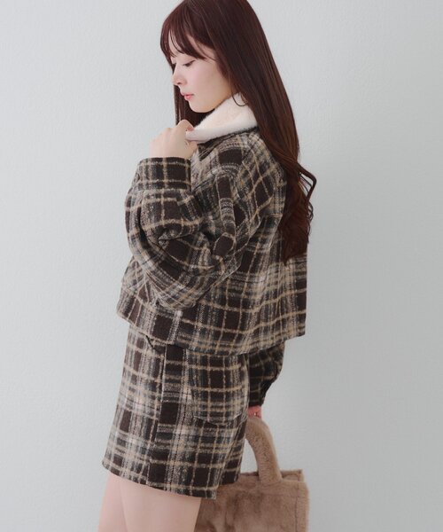 Another Branch olive des olive（アナザーブランチオリーブデオリーブ）の「チェックショートパンツ（その他パンツ・レディース・ブラック/ブラウン・FREE）」の16枚目の写真