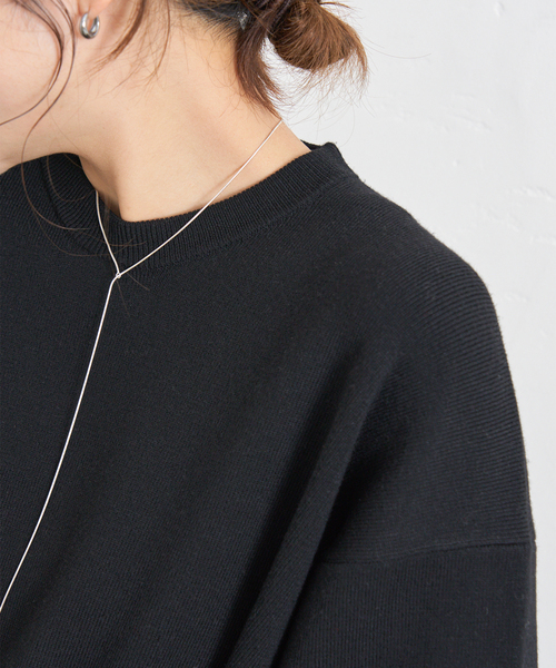 JOURNAL STANDARD（ジャーナルスタンダード）の「《WEB限定追加2》ウォッシャブルTEXBRIDクループルオーバー（ニット/セーター・レディース・チャコールグレー/ブラウン/ブラック・FREE）」の15枚目の写真