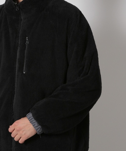 LAKOLE（ラコレ）の「リバーシブルボアブルゾン / 598363（ブルゾン・メンズ・ブラック/カーキ/チャコール・LARGE/MEDIUM）」の21枚目の写真