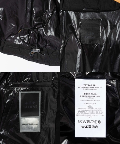 TATRAS（タトラス）の「TATRAS PINO DOWN JACKET タトラス  ピノ ダウンジャケット（ダウンジャケット/コート・メンズ・ブラック/ネイビー・4/3/2）」の15枚目の写真