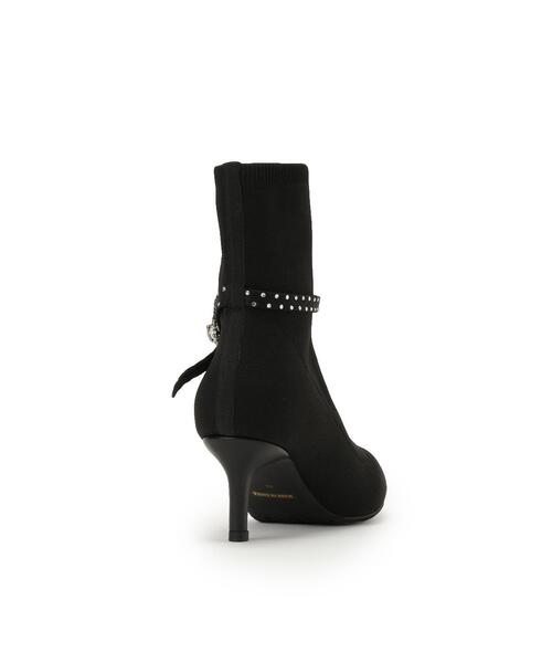 WILLSELECTION(ウィルセレクション)の「ビジューブローチ付きソックスブーツ(ブーツ・レディース・ブラック・MEDIUM/LARGE)」の10枚目の写真