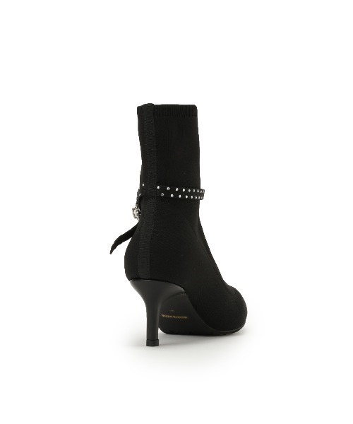 WILLSELECTION(ウィルセレクション)の「ビジューブローチ付きソックスブーツ(ブーツ・レディース・ブラック・MEDIUM/LARGE)」の4枚目の写真