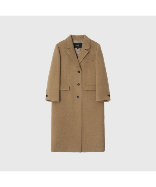 LOOKAST(ルックキャスト)の「ソイブークレウールシングルコート_キャメル(チェスターコート・レディース・キャメル・SMALL/MEDIUM)」の1枚目の写真