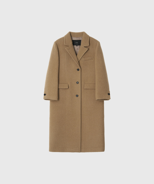 LOOKAST(ルックキャスト)の「ソイブークレウールシングルコート_キャメル(チェスターコート・レディース・キャメル・SMALL/MEDIUM)」の2枚目の写真